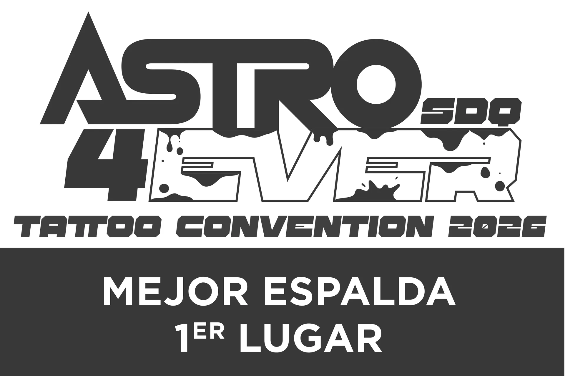Placa Mejor Espalda 1er lugar, 4EVER