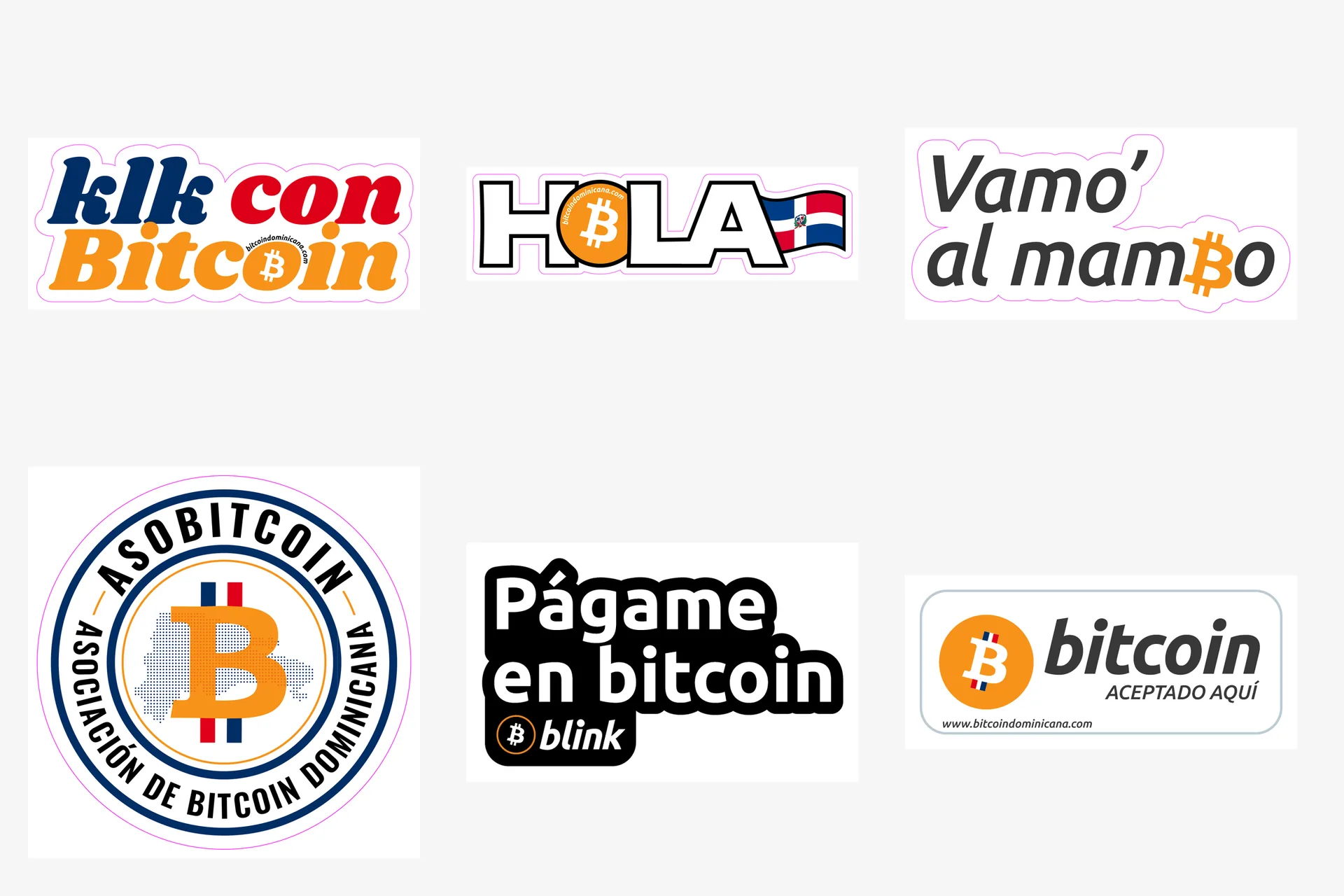 Hoja de stickers
