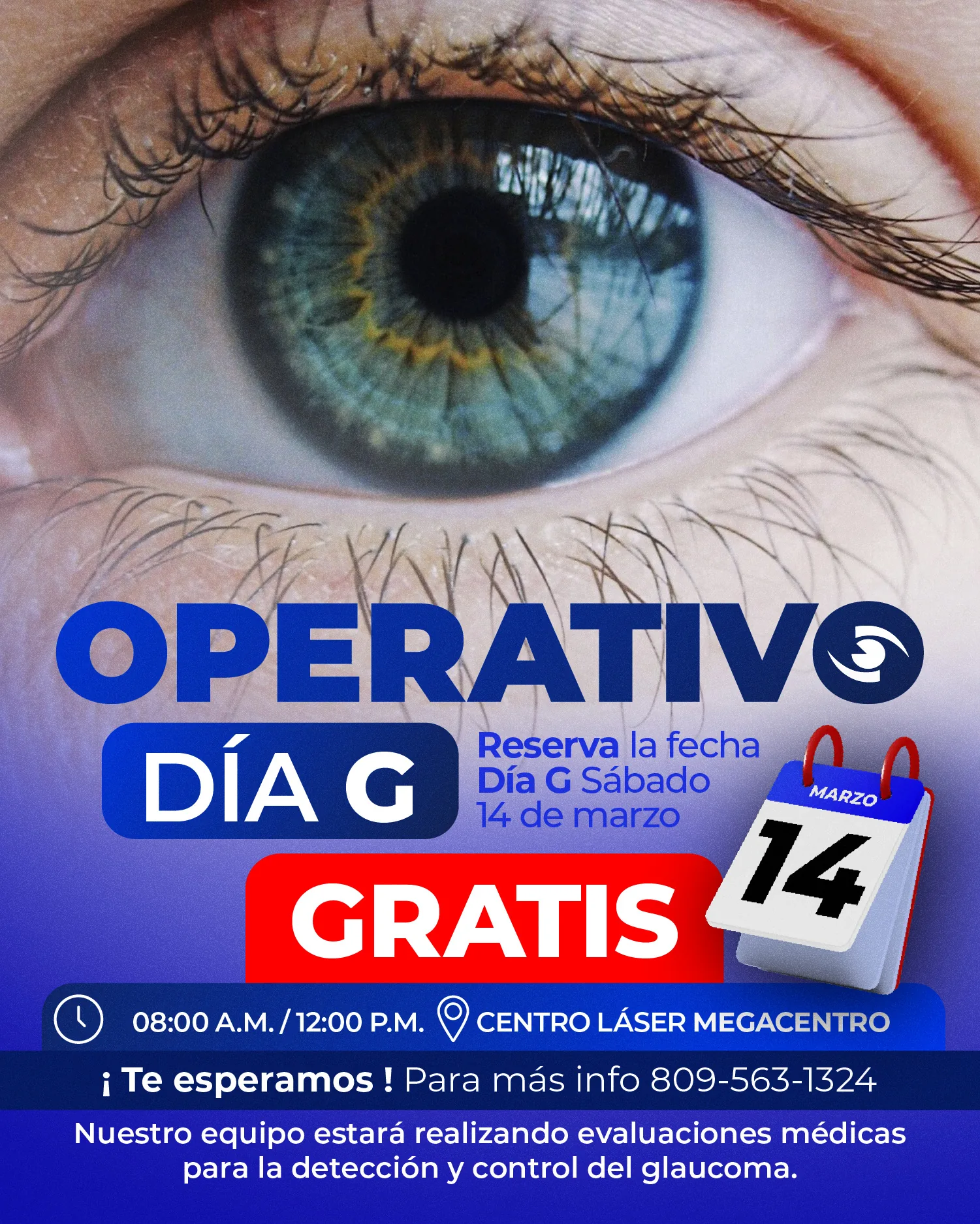 Operativo Día G de glaucoma