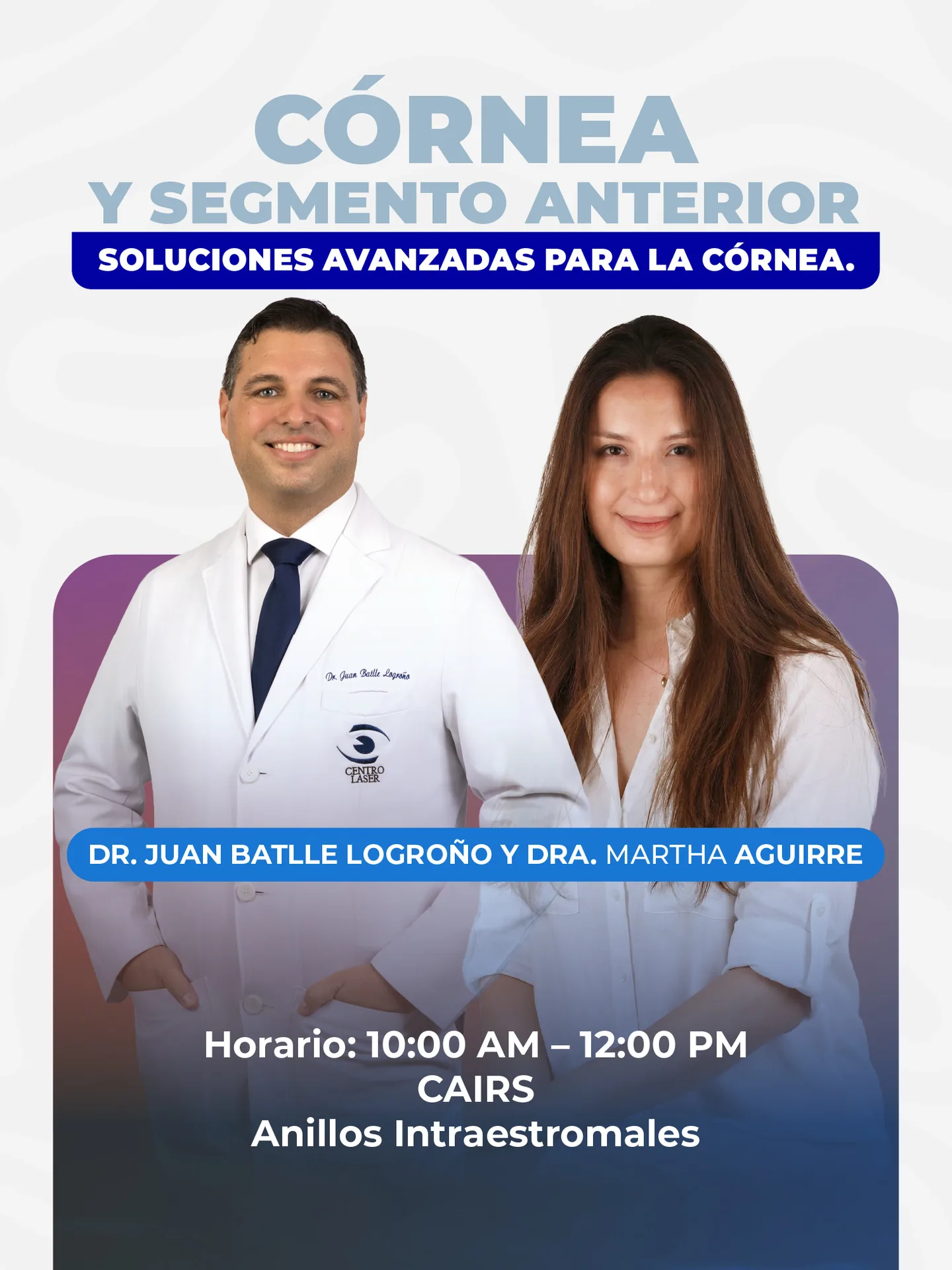 Conferencia: córnea y segmento anterior