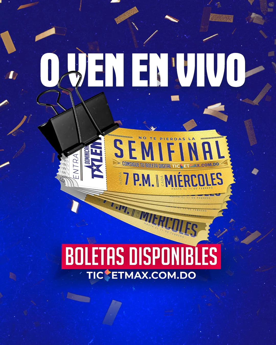 Boletas para la semifinal