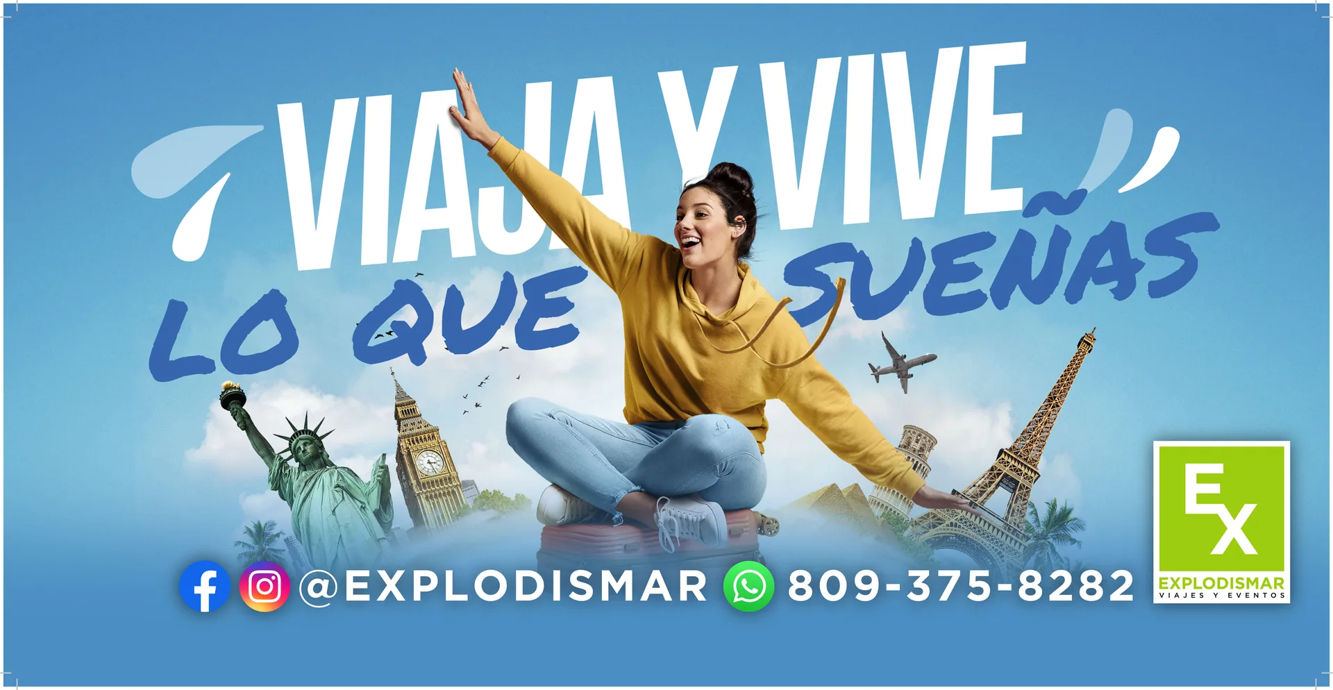 Valla Explodismar, 190 × 96 in