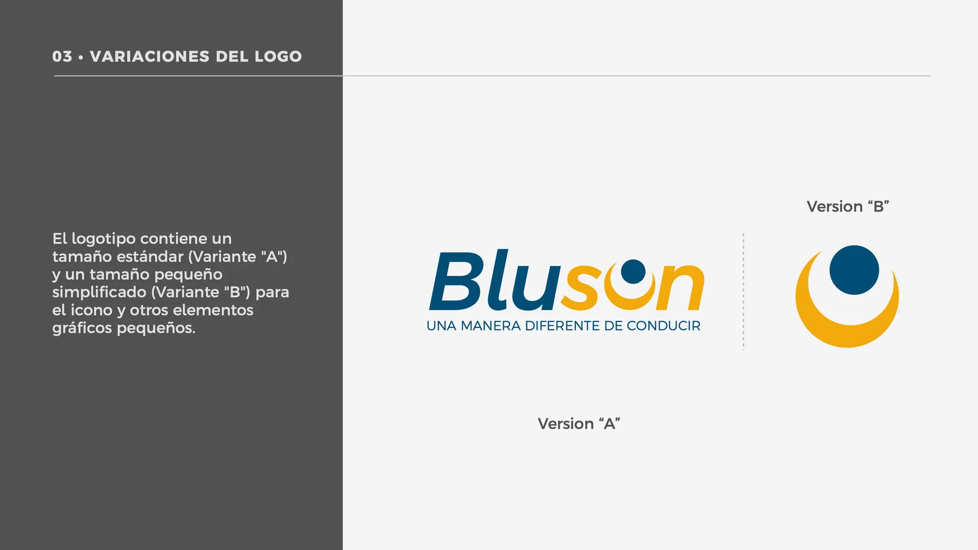 Variaciones del logo de Blusun