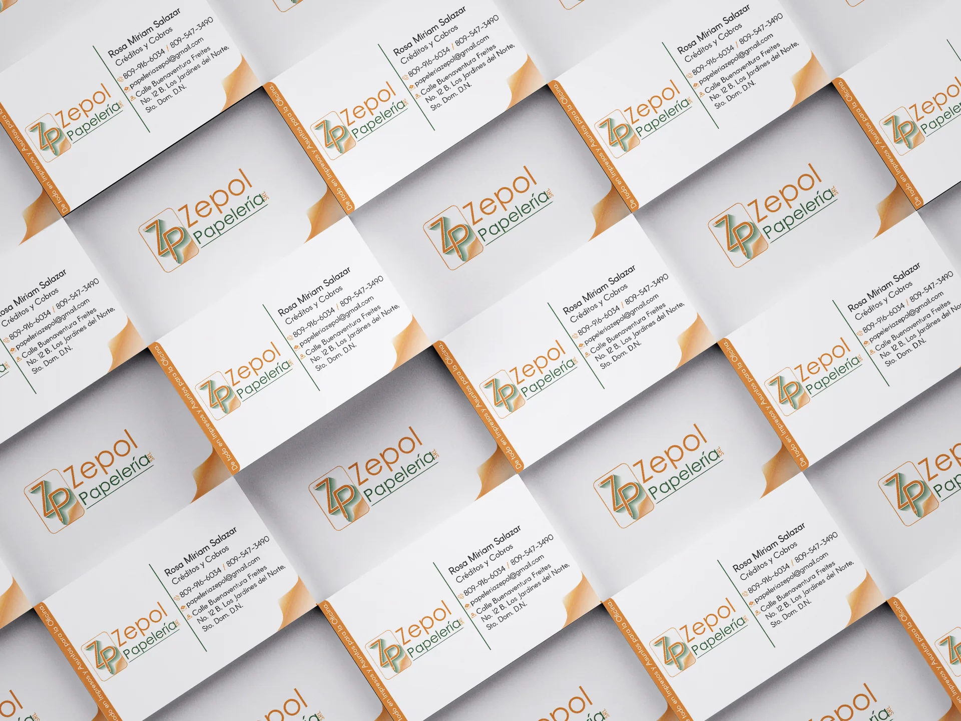 Tarjetas de Zepol Papelería